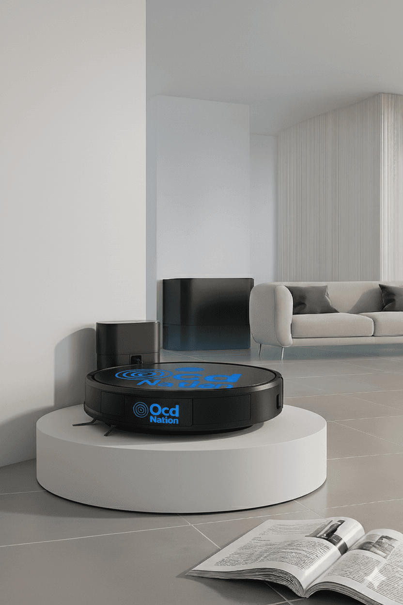 Eco-friendly cleaning products showcase